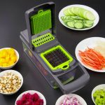 16-in-1 Multifunctional Vegetable Cutter & Chopper with Container – BPA-Free, Easy to Use, Ideal for Pakistani Kitchens