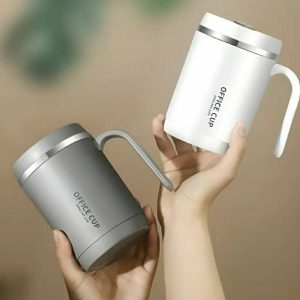 500 ml Insulated Stainless Steel Travel Mug – Leak‑Proof with Handle