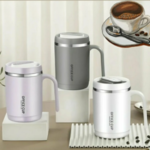 500 ml Insulated Stainless Steel Travel Mug – Leak‑Proof with Handle