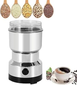 Electric Coffee & Spice Grinder Machine – Powerful Stainless Steel Blade | Multipurpose for Beans, Masalay & Nuts