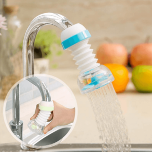 Kitchen Shower Water-Saving Sink Tap Extender with Splash Filter & Clip Nozzle