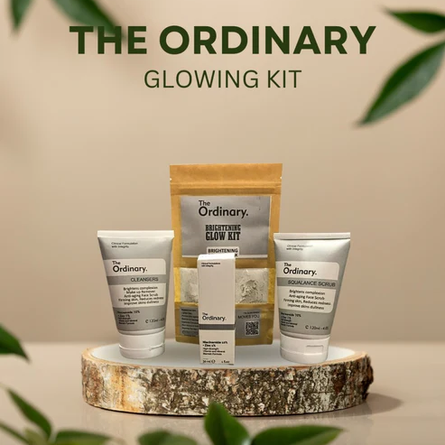 The Ordinary Face & Hand Brightening Glow Kit 2025 | Best Skin Whitening & Glow Serum Set in Pakistan