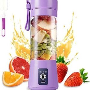 Rechargeable Portable Mini Juicer Blender – 6 Blades, 380ml Outdoor Juicing Cup With Box
